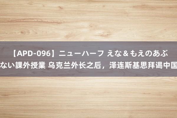 【APD-096】ニューハーフ えな＆もえのあぶない課外授業 乌克兰外长之后，泽连斯基思拜谒中国