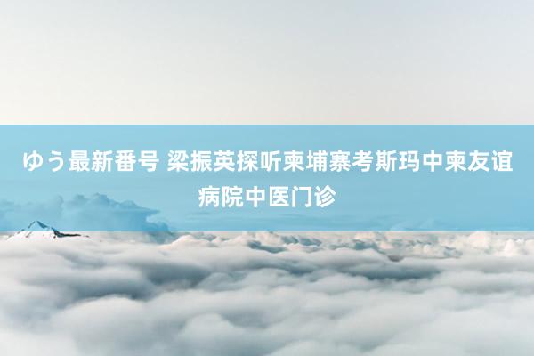 ゆう最新番号 梁振英探听柬埔寨考斯玛中柬友谊病院中医门诊